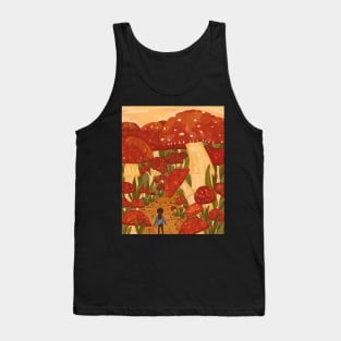 Red Mushroom Forest Tank Top